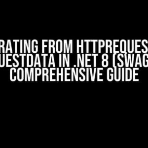 Migrating from HttpRequest to HttpRequestData in .NET 8 (SwaggerUi): A Comprehensive Guide